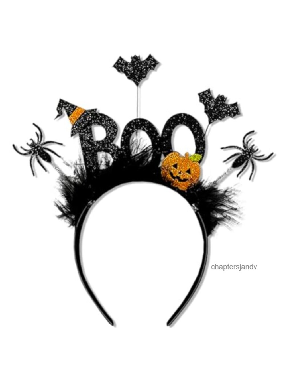 Halloween Headband BOO Pumpkin Bat Spider Costume Hair Accessory Party Cosplay